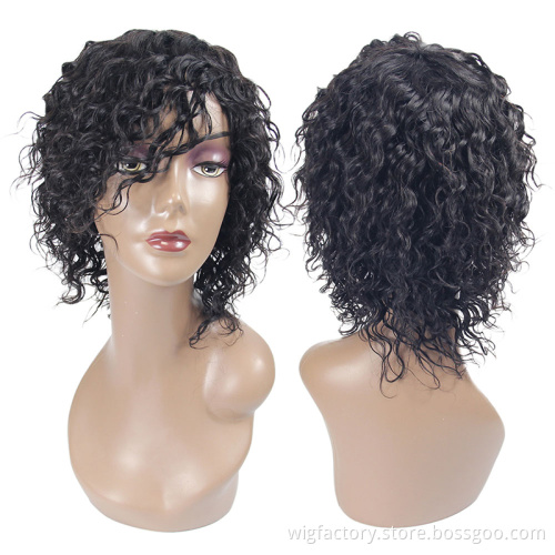 factory price frontal closure wig,deep wave 4*4 lace closure wigs,virgin hair brazilian wigs with closure for black women